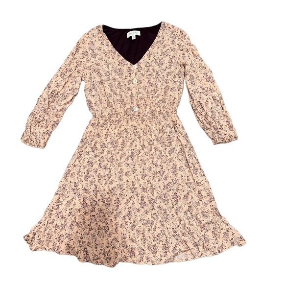 Romantic Gilli Floral Button-Front Midi Dress – Cottagecore Style S - Picture 1 of 5